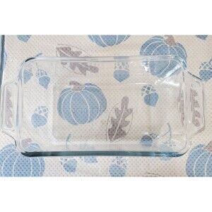 Anchor Hocking clear glass 1.5 qt loaf pan